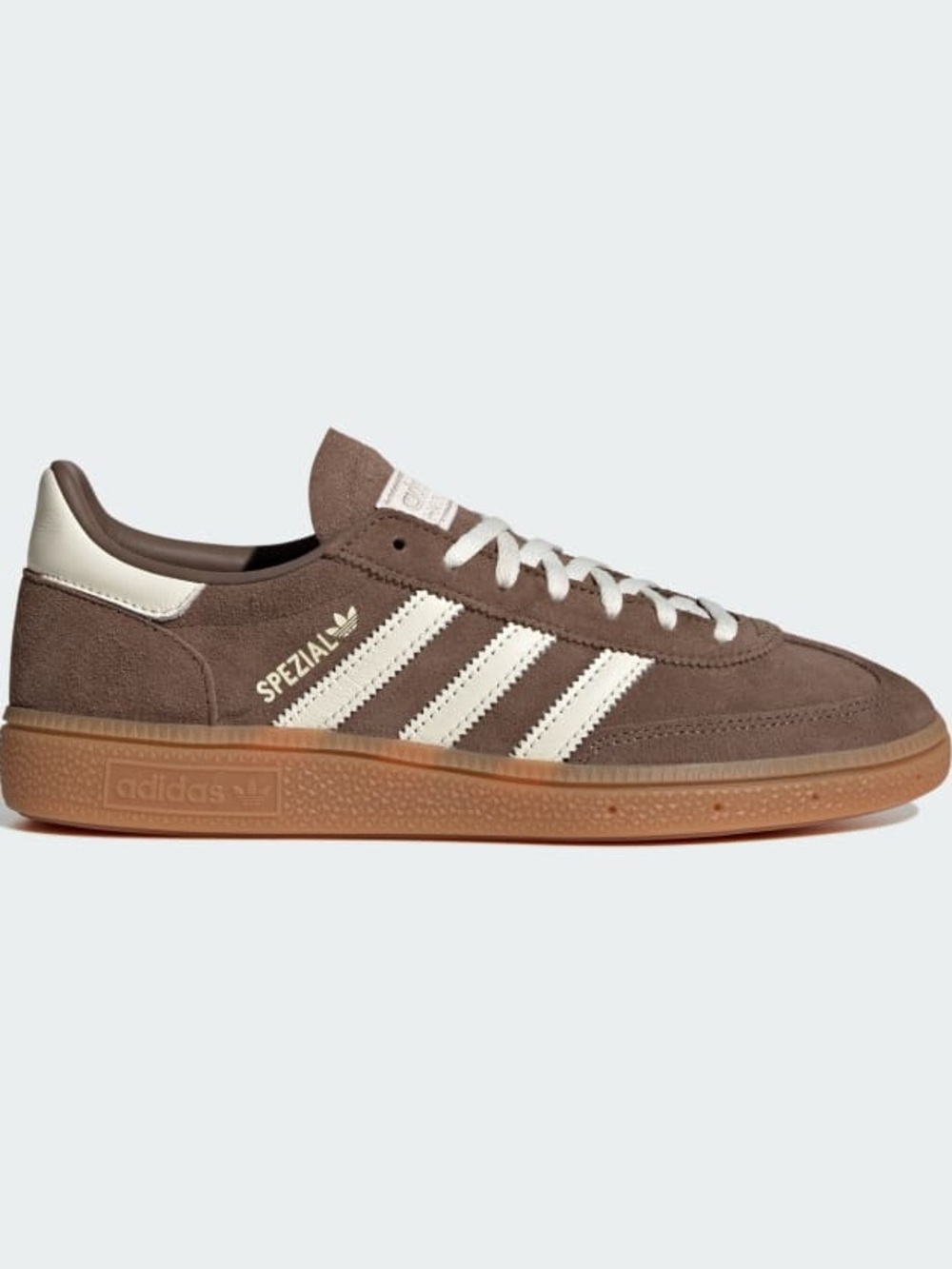 adidas Handball Spezial Suede Sneakers in Earth Strata / Off White / Gum